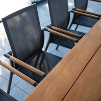 Stół ogrodowy BILBAO + 8 SOLLER antracyt 1852 OUTLET