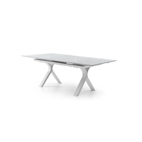 Stół ogrodowy TORO 180 - 240 cm biały