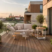 Stolik kawowy ogrodowy SUNSET biały (1)