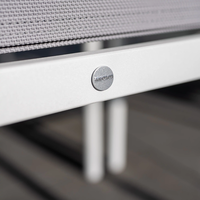 Zestaw jadalniany RIALTO 217-268 + 8x SOLLER TEAK biały 1884 OUTLET