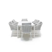 Zestaw jadalniany RIALTO 265-332 + 8x krzesło ELLA I 1905 OUTLET