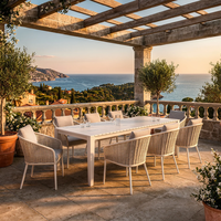 Zestaw jadalniany RIALTO 265-332 + 8x krzesło ELLA I 1905 OUTLET