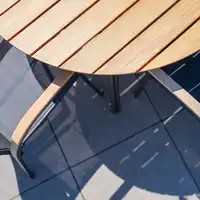 Zestaw jadalniany SIMI 120cm eukaliptus + 4x ALICANTE 1722 OUTLET