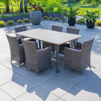 Zestaw jadalniany SIMI - AMANDA szary 1737 OUTLET