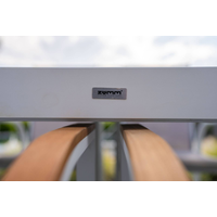 Zestaw jadalniany TOLEDO + 6x ALICANTE teak białe 1573 OUTLET