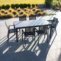 Zestaw jadalniany TOLEDO/LEON antracyt 1874 OUTLET