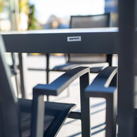 Zestaw jadalniany TOLEDO/LEON antracyt 1874 OUTLET