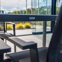 Zestaw jadalniany dla 8 osób OVIEDO/LEON antracyt 1858 OUTLET