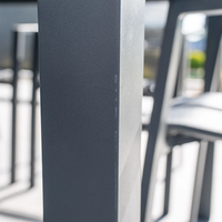 Zestaw jadalniany dla 8 osób OVIEDO/LEON antracyt 1858 OUTLET