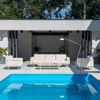 Zestaw mebli ogrodowych AURA II Biały