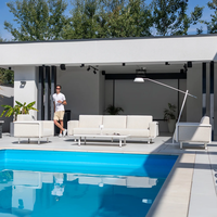 Zestaw mebli ogrodowych AURA II Biały