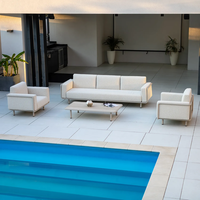 Zestaw mebli ogrodowych AURA II Mokka 