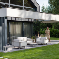 Zestaw mebli ogrodowych AURA Mokka OUTLET