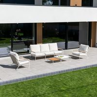 Zestaw mebli ogrodowych BLOOM biały