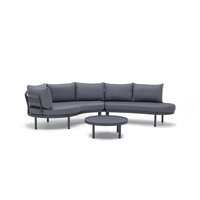 Zestaw mebli ogrodowych CLOUDY antracyt