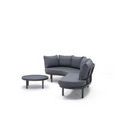 Zestaw mebli ogrodowych CLOUDY antracyt