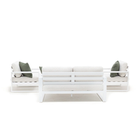 Zestaw mebli ogrodowych COSTA I biały