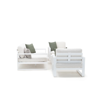 Zestaw mebli ogrodowych COSTA I biały