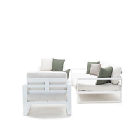 Zestaw mebli ogrodowych COSTA II biały