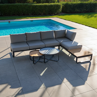 Zestaw mebli ogrodowych PARMA antracyt 1878 OUTLET