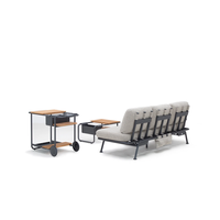 Zestaw mebli ogrodowych SUNSET antracyt