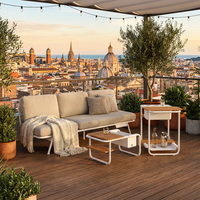 Zestaw mebli ogrodowych SUNSET biały