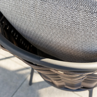 Zestaw ogrodowy SIMI ⌀120cm eukaliptus + 4x krzesło ELA I 1888 OUTLET