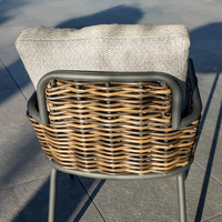 Zestaw ogrodowy SIMI ⌀120cm eukaliptus + 4x krzesło ELA II 1890 OUTLET