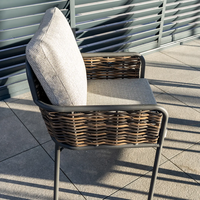 Zestaw ogrodowy SIMI ⌀120cm eukaliptus + 4x krzesło ELA II 1890 OUTLET