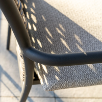 Zestaw ogrodowy SIMI ⌀120cm eukaliptus + 4x krzesło ELA III 1892 OUTLET