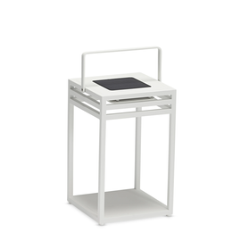 Lampa solarna EMMA biała 25x25x40cm