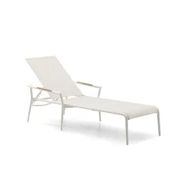 Leżak ogrodowy PETRA mokka