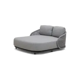 Leżanka dwuosobowa WAVE biała 1959 OUTLET (1)
