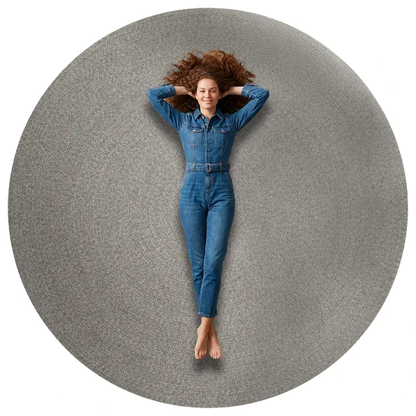 Dywan zewnętrzny Paros ø220cm szary