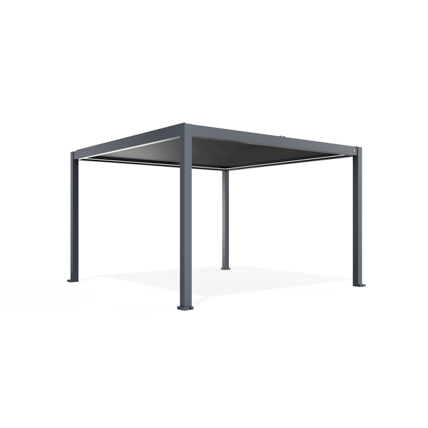 Elektryczna pergola tarasowa PRIME ECO z oświetleniem LED 3x4m