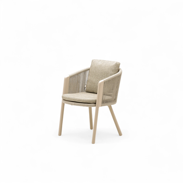 Krzesło ogrodowe HAVEN alu mokka