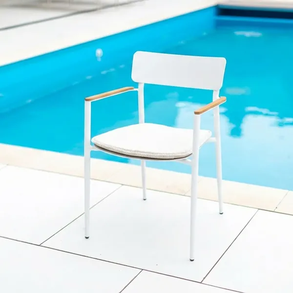 Krzesło ogrodowe PEAK biała