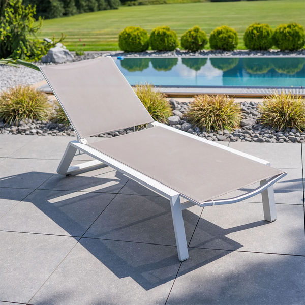 Leżanka MURCIA biała 1755 OUTLET 