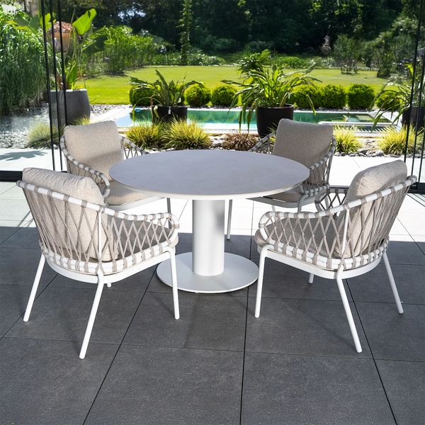 Meble ogrodowe TUBE Ø120cm mokka 1791 OUTLET