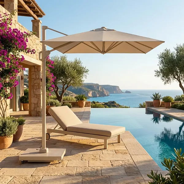 Parasol ogrodowy Voyager T² 2.7m x 2.7m (1)