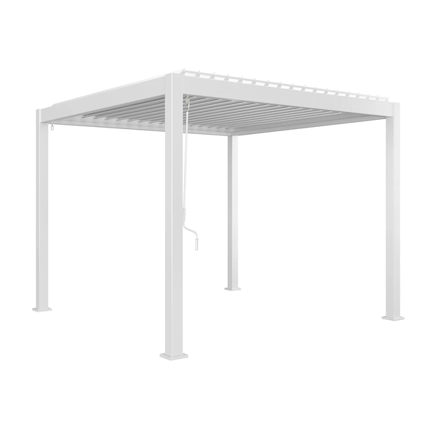 Pergola PERARA 300x300 biała + 1 roleta 300cm 1782 OUTLET