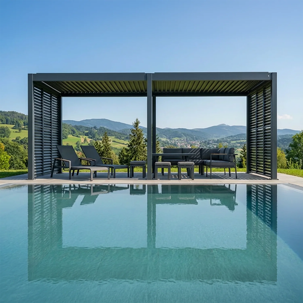 Zadaszenie tarasowe PERARA ECO 3x6m antracyt