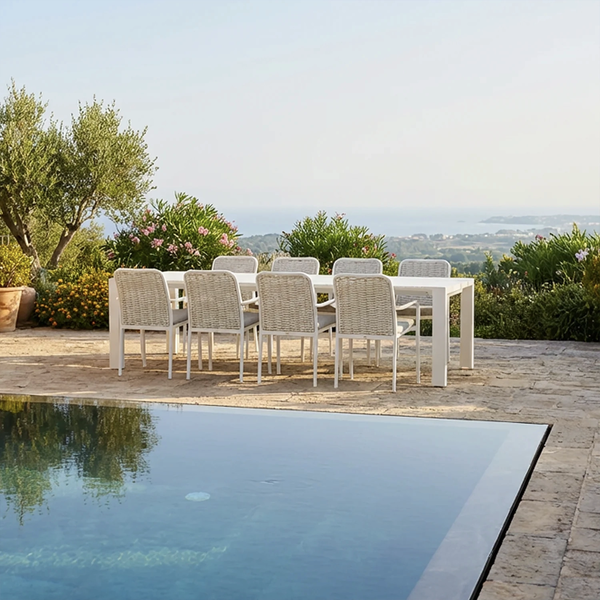 Zestaw jadalniany RIALTO 265-332 + 8x krzesło ELLA III 1903 OUTLET