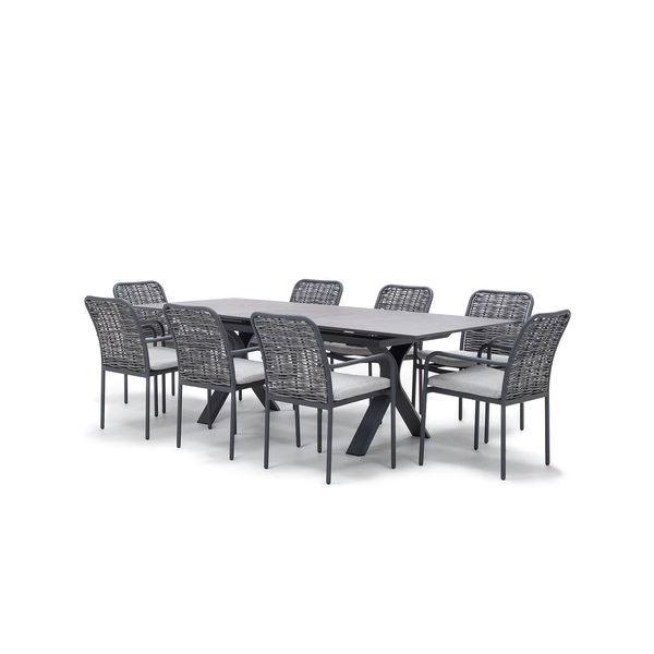 Zestaw jadalniany RIALTO 265-332 + 8x krzesło ELLA III 1906 OUTLET