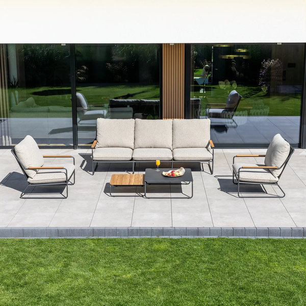 Zestaw mebli ogrodowych BLOOM antracyt