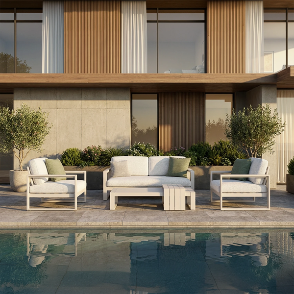 Zestaw mebli ogrodowych COSTA I mokka