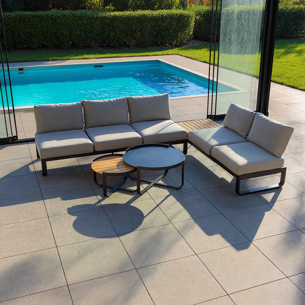 Zestaw mebli ogrodowych PARMA antracyt 1878 OUTLET