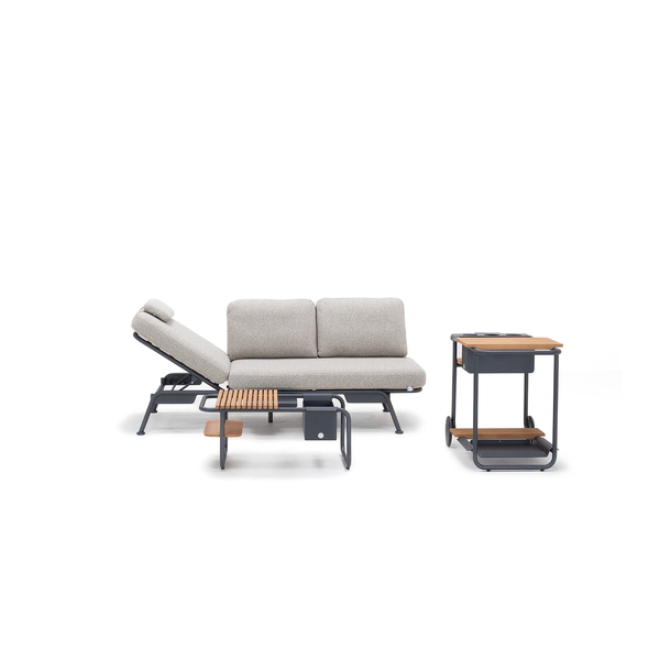 Zestaw mebli ogrodowych SUNSET antracyt