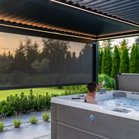 Elektryczna pergola tarasowa PRIME z oświetleniem LED 3x3m