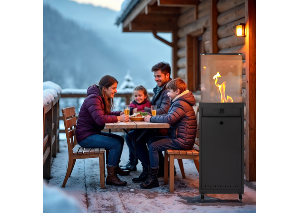 Czy promiennik gazowy sprawdzi się zimą na zadaszonym tarasie?